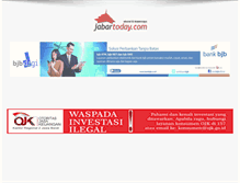 Tablet Screenshot of jabartoday.com